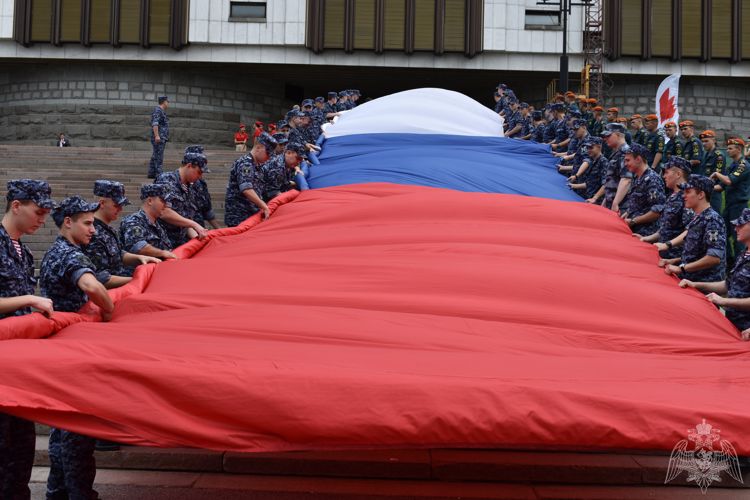 Слушатели Центра профессиональной подготовки сотрудников вневедомственной охраны Росгвардии приняли участие в патриотической акции