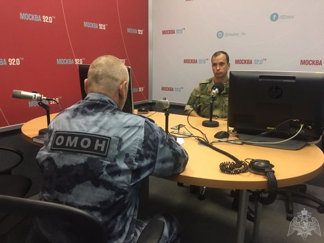 В эфире «Радио Москвы» росгвардейцы рассказали о специфике физической подготовки в подразделениях 