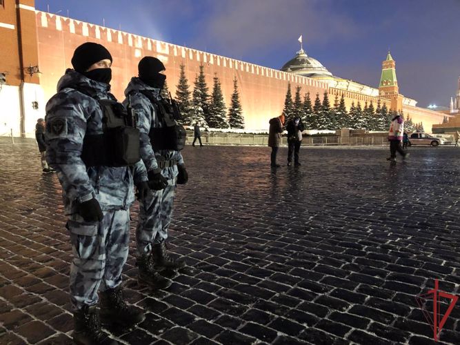 Росгвардия обеспечила правопорядок и безопасность в новогоднюю ночь