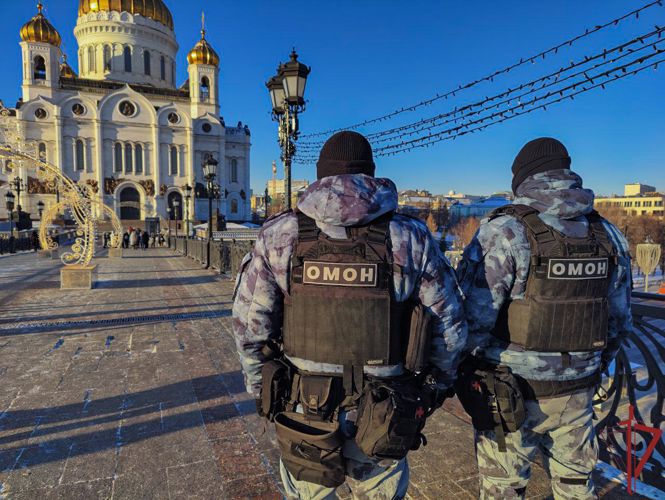 Росгвардия обеспечила правопорядок и безопасность в рождественскую ночь в Москве