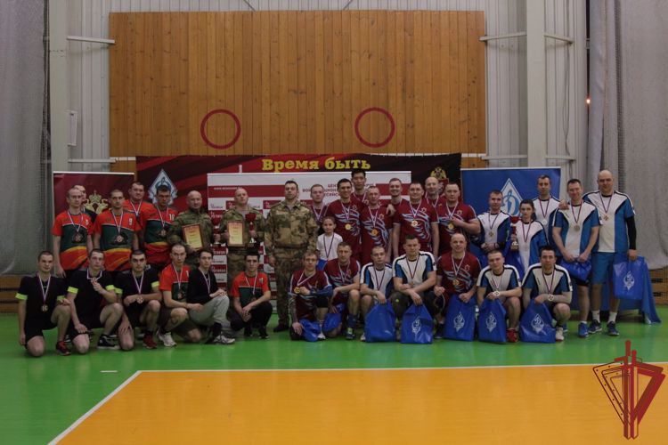Команда столичного главка Росгвардии завоевала «золото» чемпионата центрального округа по волейболу