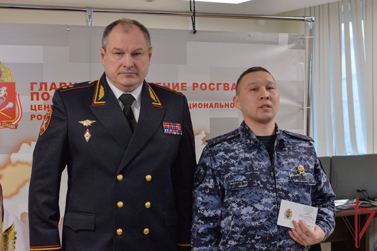 В столичном главке Росгвардии прошли торжественные мероприятия к 212-летию войск правопорядка