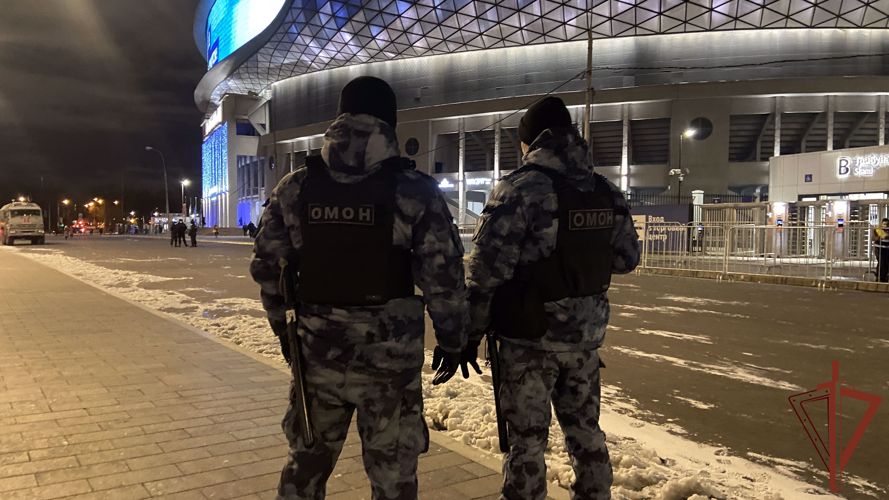 Правопорядок на Кубке России по футболу в столице обеспечили сотрудники Росгвардии.