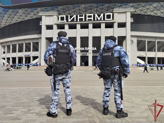 Росгвардия обеспечила безопасность на футбольных матчах «торпедо» - «Спартак» и «Динамо»- «пари нн» в Москве