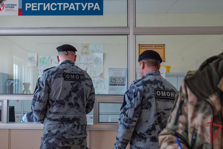 Всероссийская акция "от сердца к сердцу" проходит в столичном главке Росгвардии