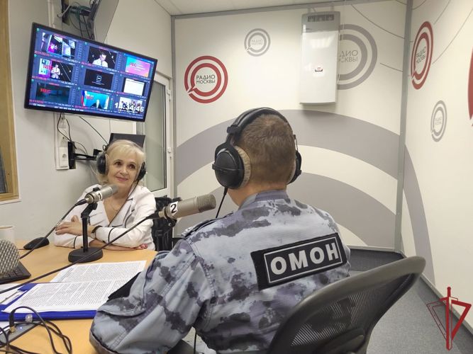 Офицер ОМОН «Авангард» выступил в эфире «радио Москвы»