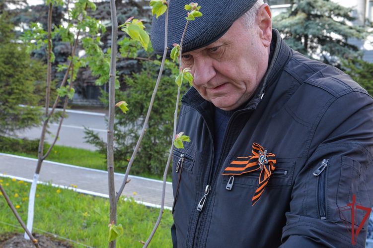 Акция «Лес Победы» прошла в столичном главке Росгвардии