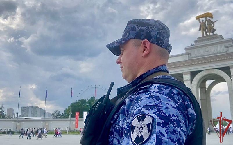 Росгвардейцы обеспечили безопасность на Фестивале «Движение первых» в Москве