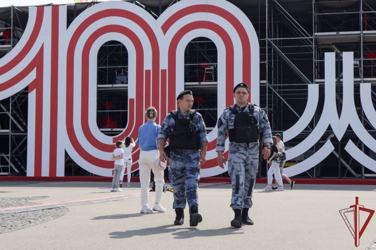 Безопасность празднования 100-летия Московского спорта обеспечила Росгвардия