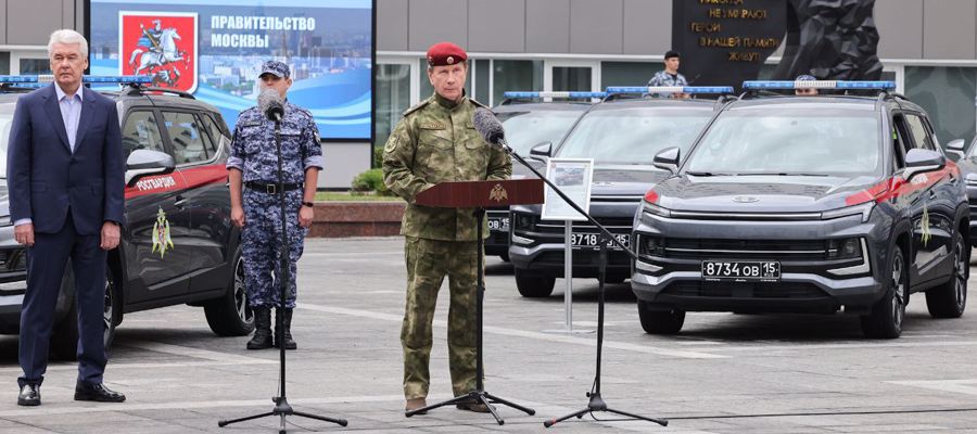 Столичные росгвардейцы получили 100 новых автомобилей «Москвич-3»