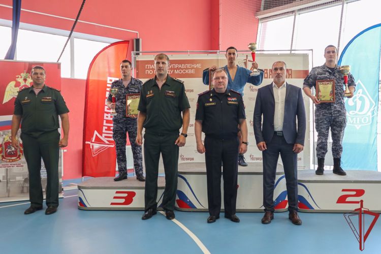 В Москве завершился чемпионат по самбо среди подразделений столичного главка Росгвардии