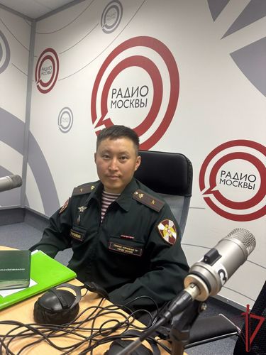 Офицер Росгвардии стал гостем «Радио Москвы»