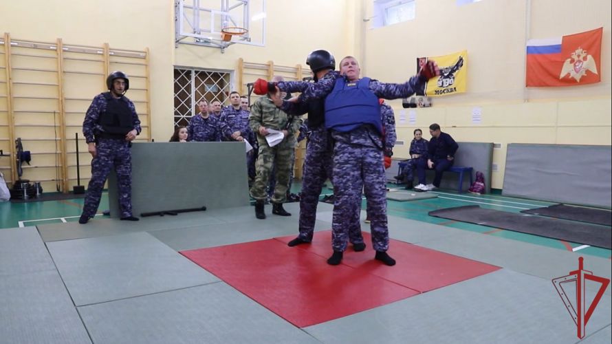 В столичном главке Росгвардии завершилась сдача итоговых зачетов за 2023 год