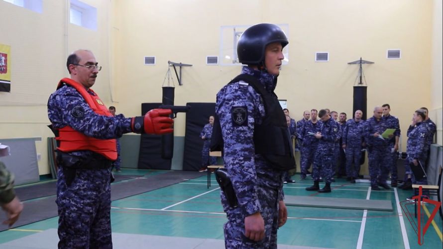 В столичном главке Росгвардии завершилась сдача итоговых зачетов за 2023 год