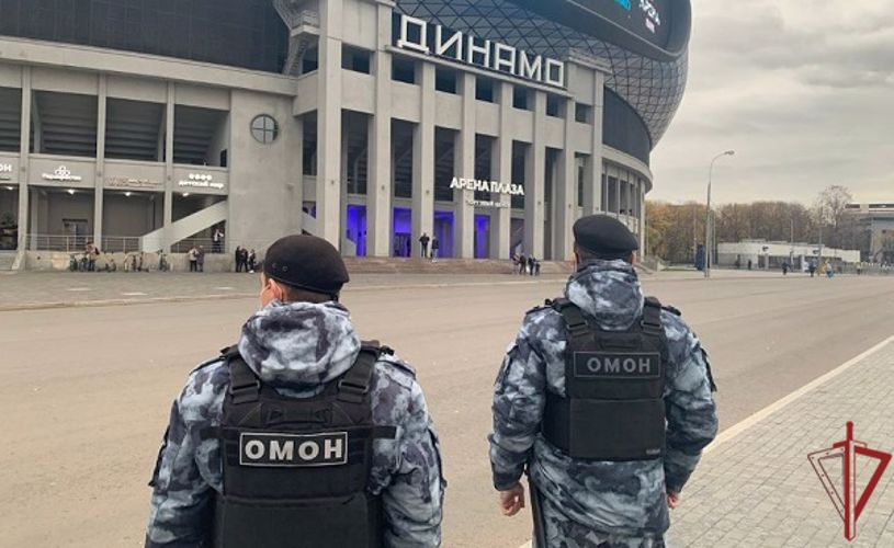 Росгвардейцы обеспечили безопасность на футбольном матче «Динамо» - «Оренбург» в Москве
