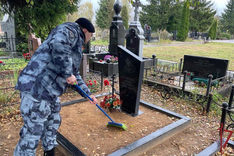 В столичном главке Росгвардии прошли мероприятия, посвященные памяти погибших правоохранителей