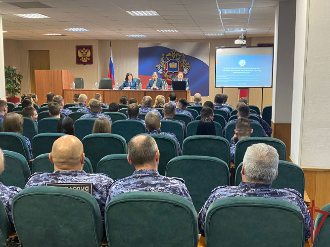 В столичном центре подготовки сотрудников Росгвардии прошел круглый стол по налогообложению