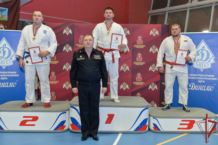 Команда столичного главка стала чемпионом Центрального округа Росгвардии по рукопашному бою
