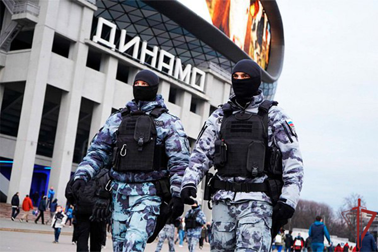 Столичные росгвардейцы обеспечили правопорядок во время футбольных  матчей  23-го тура РП