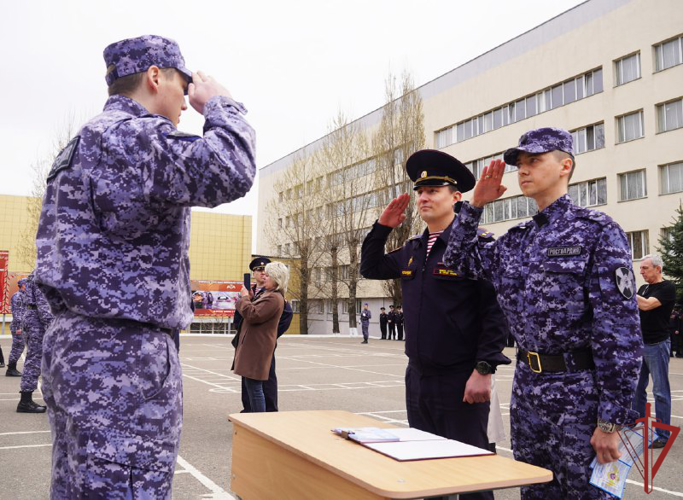 Выпуск росгвардейцев, прошедших профессиональное обучение состоялся в г. Москве (видео)