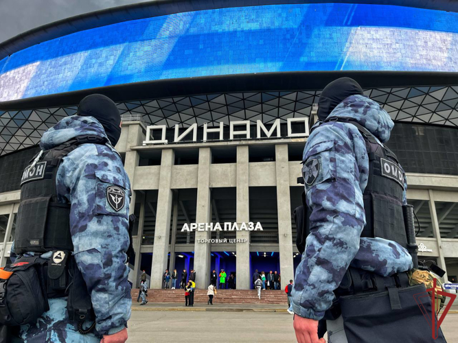 Столичные росгвардейцы обеспечили правопорядок во время футбольных  матчей  23-го тура РП