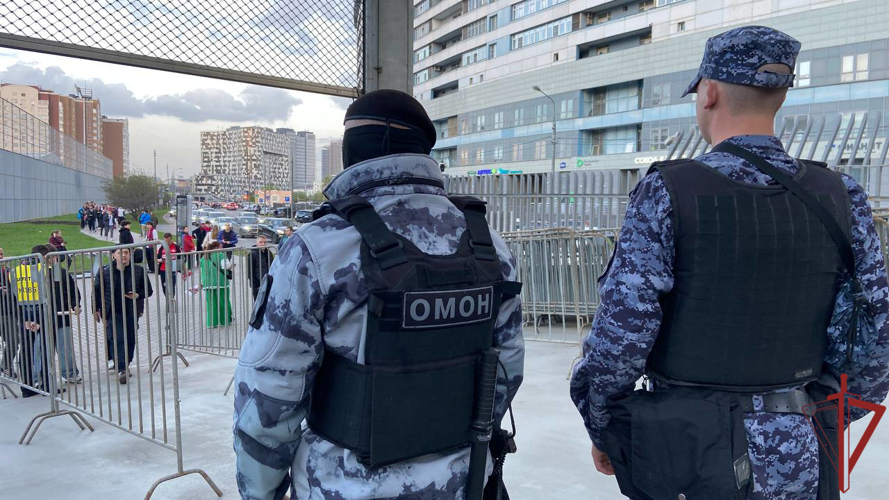 Росгвардия обеспечила правопорядок во время футбольного матча «ЦСКА» - «Спартак» в Москве
