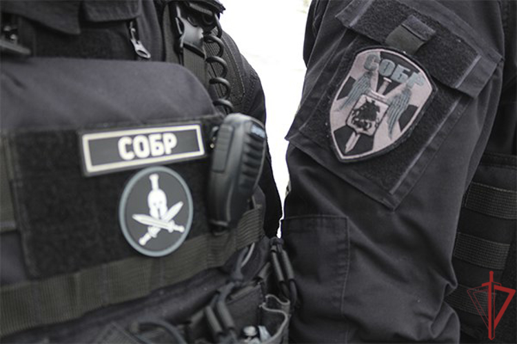 При силовой поддержке столичного спецназа Росгвардии задержан домушник, маскировавшийся под курьера службы доставки