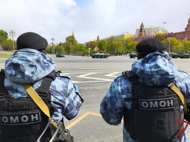 В День Победы Росгвардия обеспечивала безопасность на праздничных мероприятиях в столице
