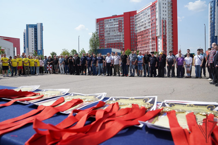 В Москве прошёл спортивный праздник для ветеранов Росгвардии