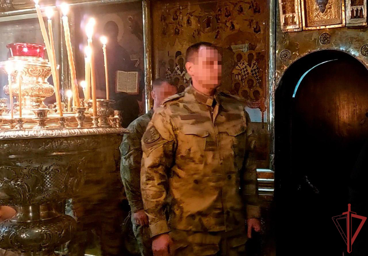 Сотрудники столичного спецназа Росгвардии посетили Троице-Сергиеву Лавру