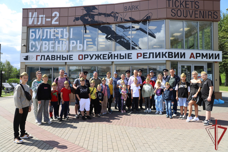 "Каникулы с Росгвардией": дети сотрудников прошли квест "Партизанские тропы"