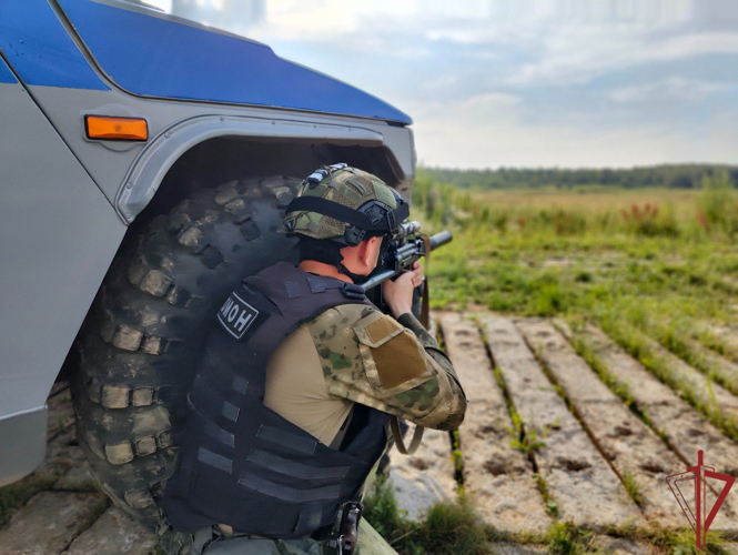 В столичном ОМОН «Авангард» завершился полевой выход