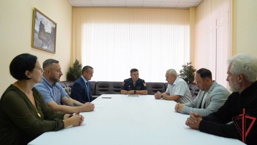 Круглый стол с Советом ветеранов состоялся в столичном главке Росгвардии