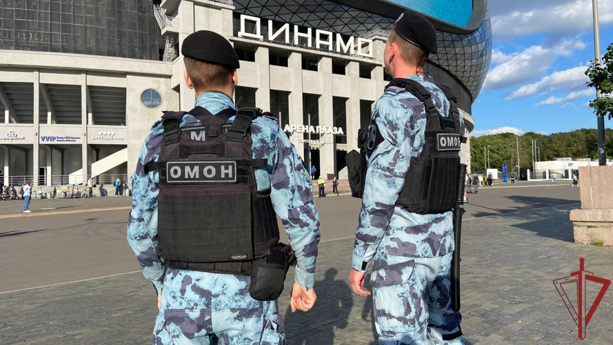 РОСГВАРДЕЙЦЫ ОБЕСПЕЧИЛИ ПРАВОПОРЯДОК НА ФУТБОЛЬНЫХ МАТЧАХ 2-ГО ТУРА КУБКА РОССИИ В МОСКВЕ