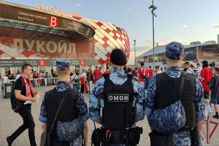Росгвардия обеспечила безопасность во время матча «Спартак» - «Крылья Советов»