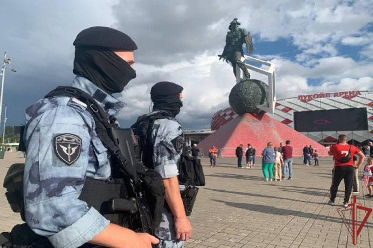 Правопорядок на футбольном матче «Спартак» - «Динамо» в столице обеспечили сотрудники Росгвардии 