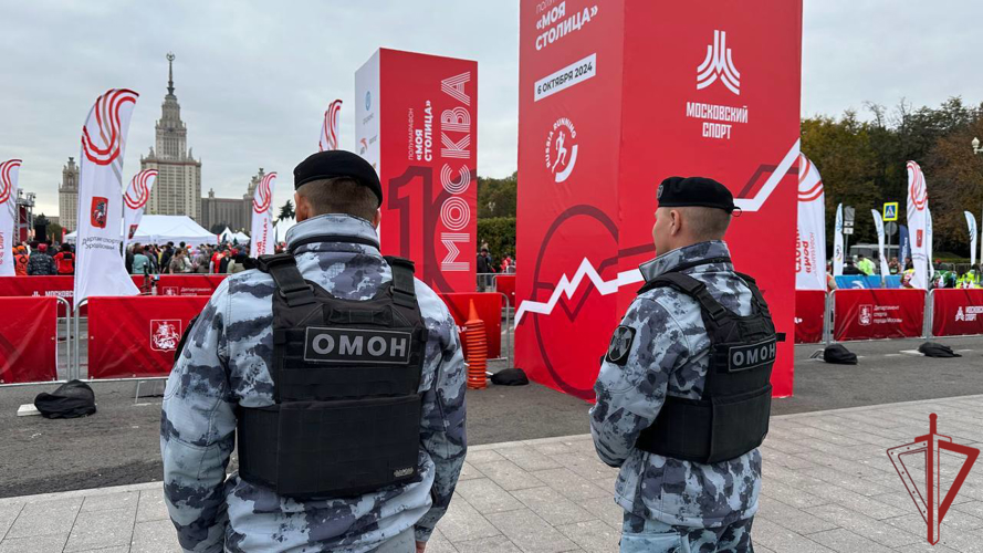 Росгвардия обеспечила правопорядок на спортивных мероприятиях в Москве