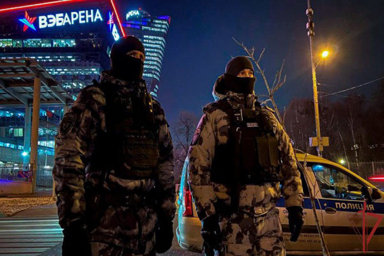 Росгвардейцы обеспечили безопасность на спортивных мероприятиях в Москве
