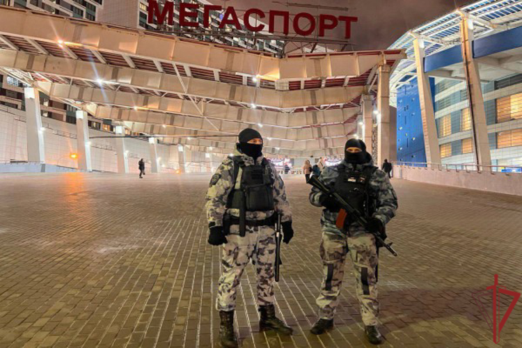 Росгвардия обеспечила безопасность хоккейного матча в столице