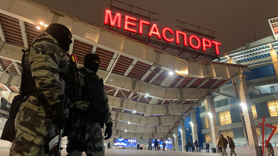 Росгвардия обеспечила безопасность матча КХЛ в Москве