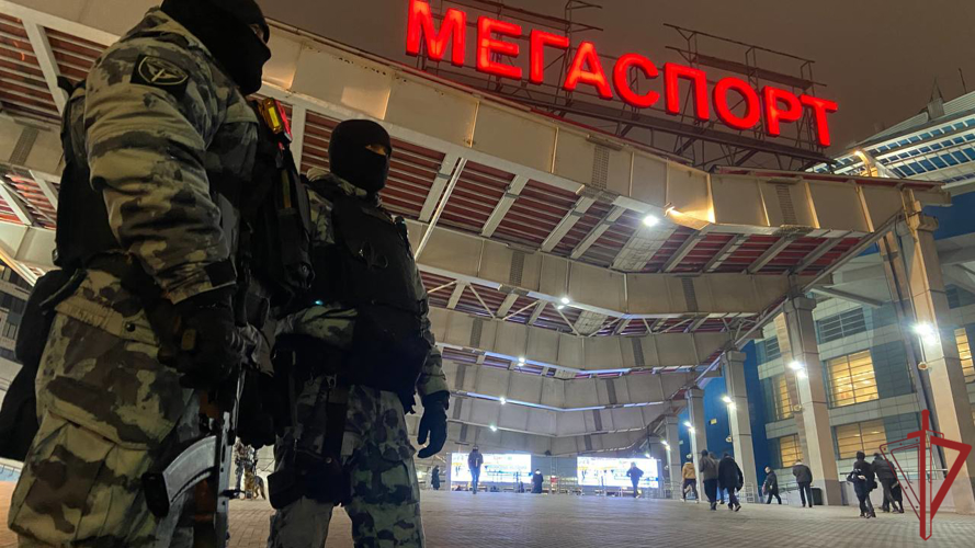 Росгвардия обеспечила правопорядок на баскетбольном матче в Москве