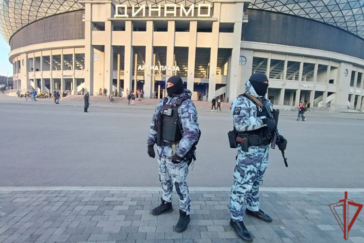 Охрану общественного порядка и безопасность на хоккейных матчах в Москве обеспечила Росгвардия