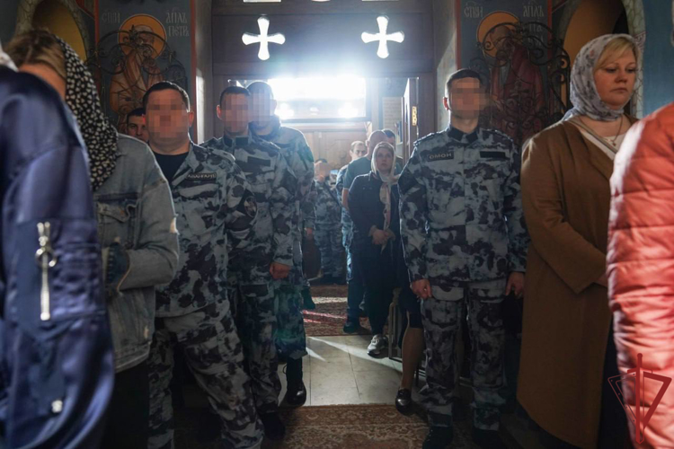 Столичные росгвардейцы приняли участие в богослужениях Великой Субботы