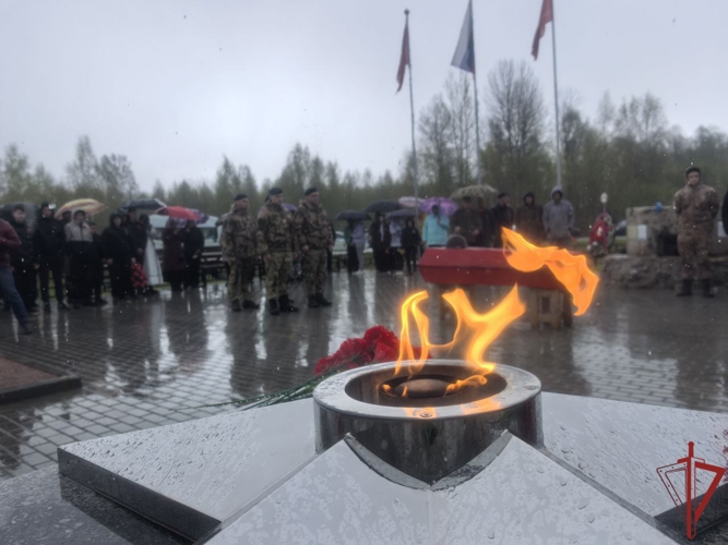 Столичные росгвардейцы приняли участие в перезахоронении войнов Красной Армии