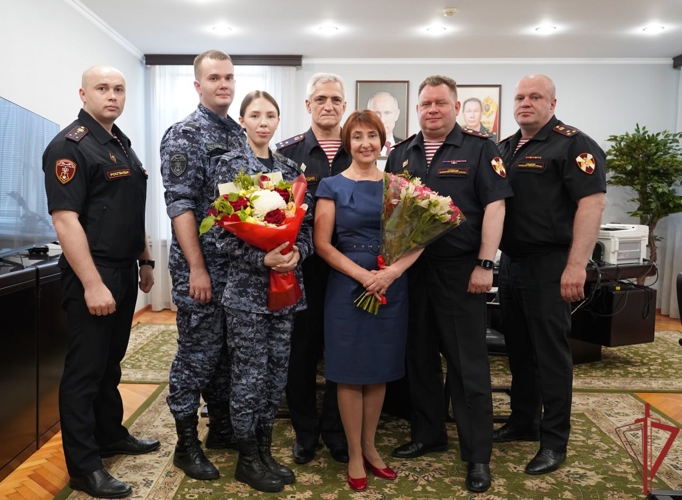 В Управлении вневедомственной охраны Москвы отметили День семьи, любви и верности (видео)