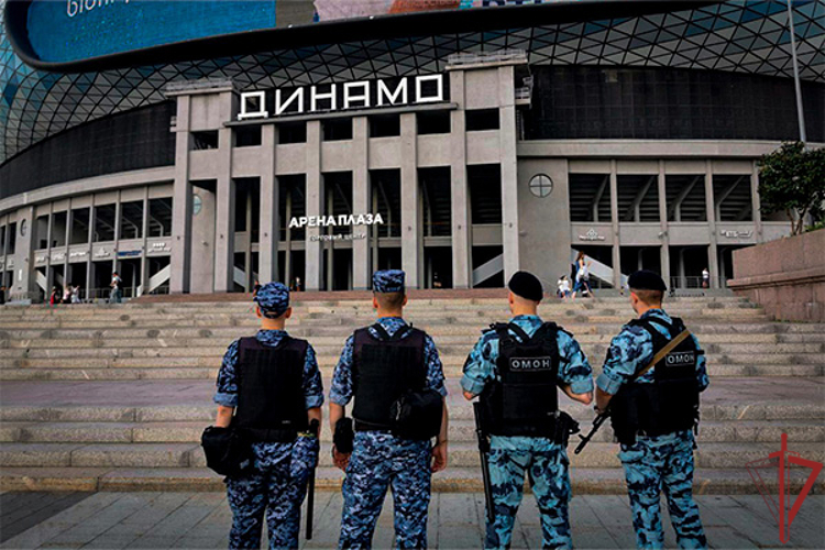 Росгвардия обеспечила безопасность матча РПЛ