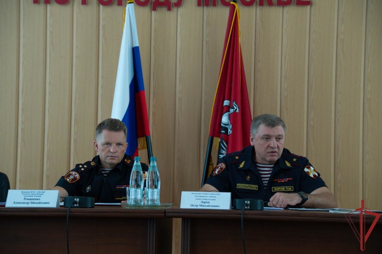 В столичном Управлении вневедомственной охраны подвели итоги деятельности за первое полугодие 2025 года