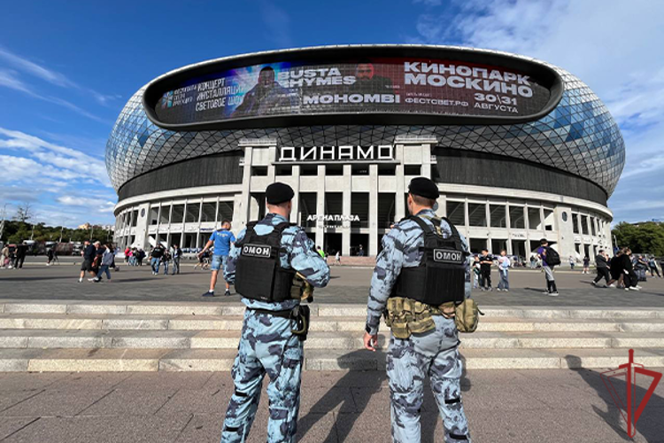 Росгвардия обеспечила безопасность спортивных мероприятий в Москве