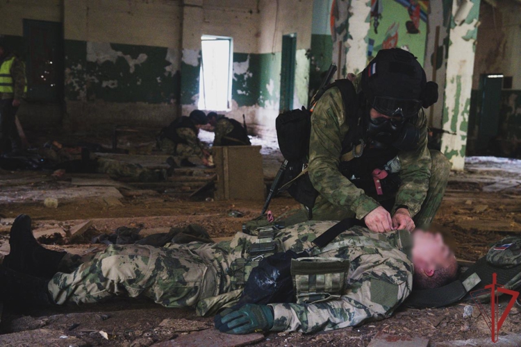 Столичные росгвардейцы приняли участие в завершающем этапе межведомственных учебных сборов по тактической медицине