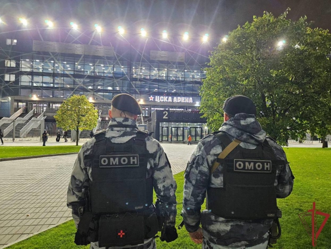 Росгвардия обеспечила безопасность спортивных мероприятий в Москве